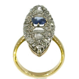 Marquise diamond engagement ring