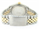 Pre Owned Mens Rolex Two-Tone Datejust with a Black Diamond Dial 1601