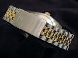 Pre Owned Mens Rolex Two-Tone Datejust with a Gold Diamond Dial 16233