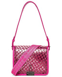 Net Binder Clip Bag In Fuchsia PVC